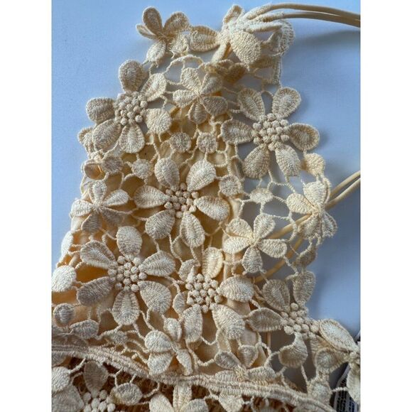 Free People Miss Dazie Bralette Buttery Yellow Size Small - Picture 3 of 7